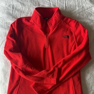 The North Face quarter zip pullover fleece